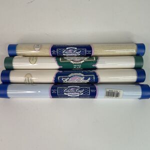 Vintage Charles Craft Cross Stitch Fabric, 15”x18” Lot Of 4 Brand New